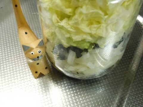 白菜とわかめの簡単甘酢サラダ